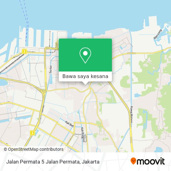 Peta Jalan Permata 5 Jalan Permata