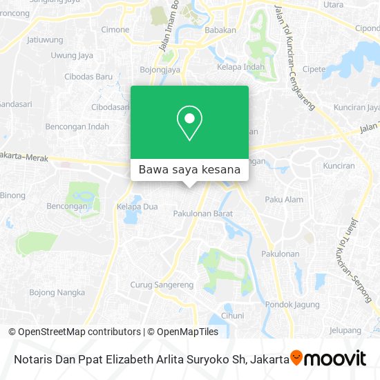 Peta Notaris Dan Ppat Elizabeth Arlita Suryoko Sh