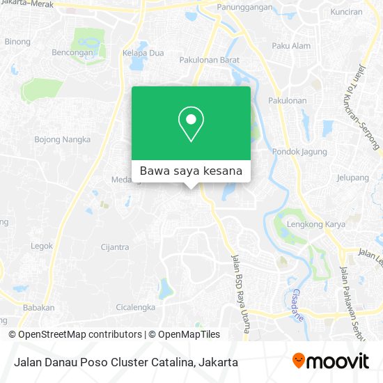 Peta Jalan Danau Poso Cluster Catalina