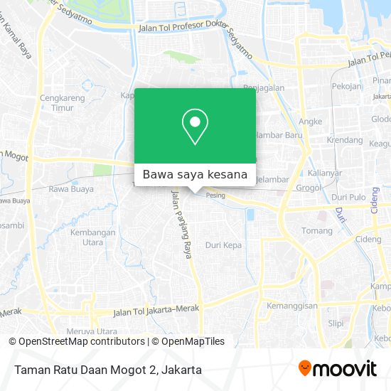 Peta Taman Ratu Daan Mogot 2