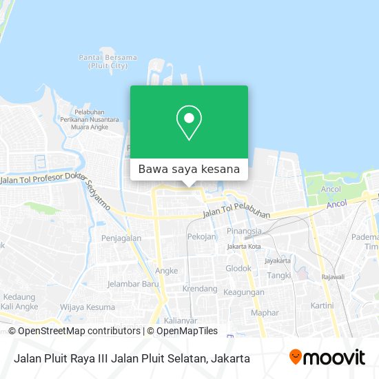 Peta Jalan Pluit Raya III Jalan Pluit Selatan