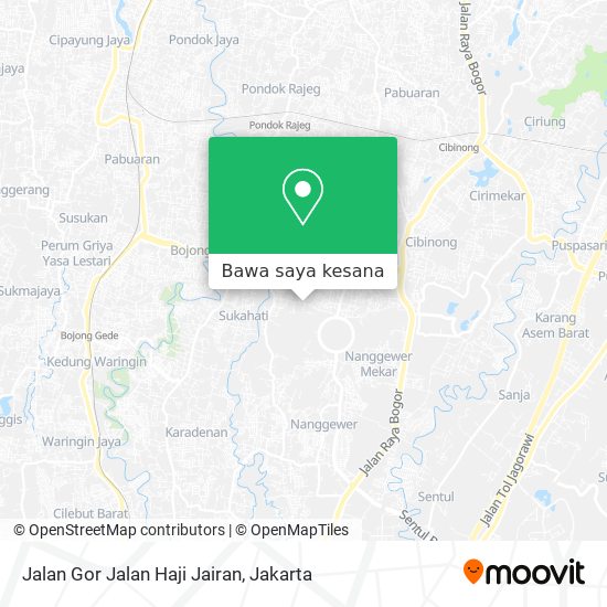 Peta Jalan Gor Jalan Haji Jairan