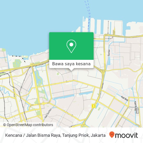 Peta Kencana / Jalan Bisma Raya, Tanjung Priok