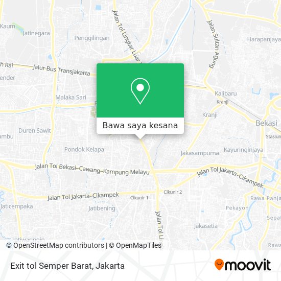 Peta Exit tol Semper Barat