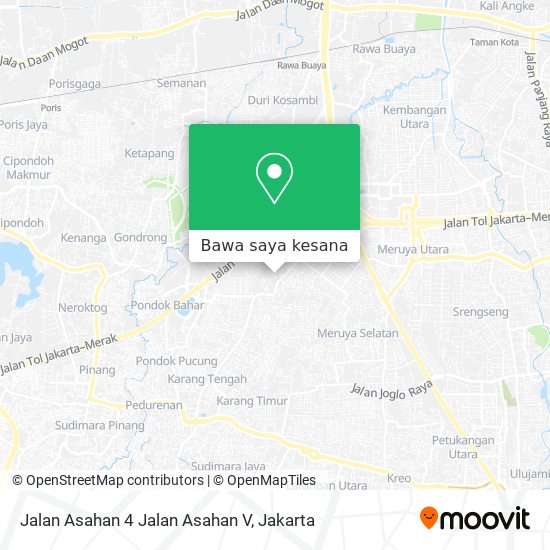 Peta Jalan Asahan 4 Jalan Asahan V