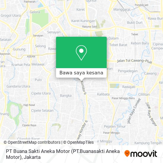 Peta PT Buana Sakti Aneka Motor (PT.Buanasakti Aneka Motor)