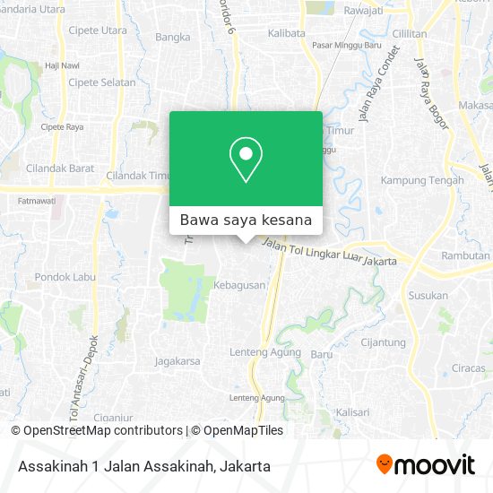 Peta Assakinah 1 Jalan Assakinah