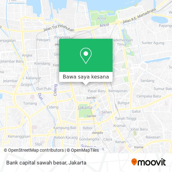 Peta Bank capital sawah besar