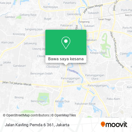 Peta Jalan Kavling Pemda 6 361