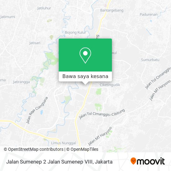 Peta Jalan Sumenep 2 Jalan Sumenep VIII