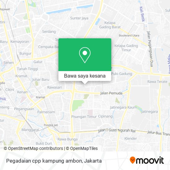 Peta Pegadaian cpp kampung ambon