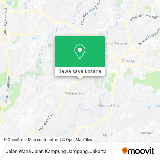 Peta Jalan Wana Jalan Kampung Jampang