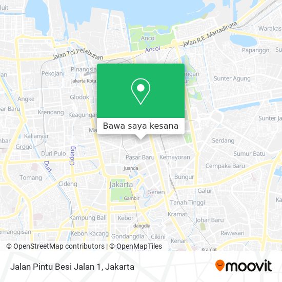 Peta Jalan Pintu Besi Jalan 1