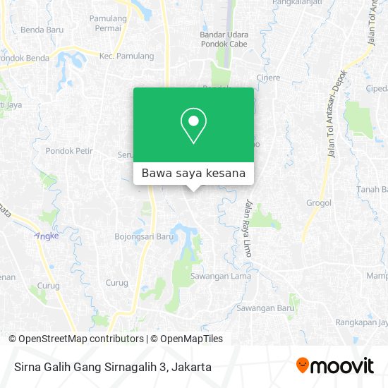 Peta Sirna Galih Gang Sirnagalih 3