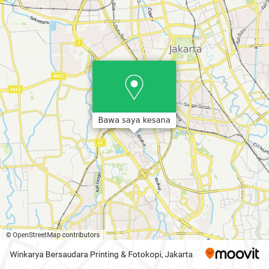 Peta Winkarya Bersaudara Printing & Fotokopi