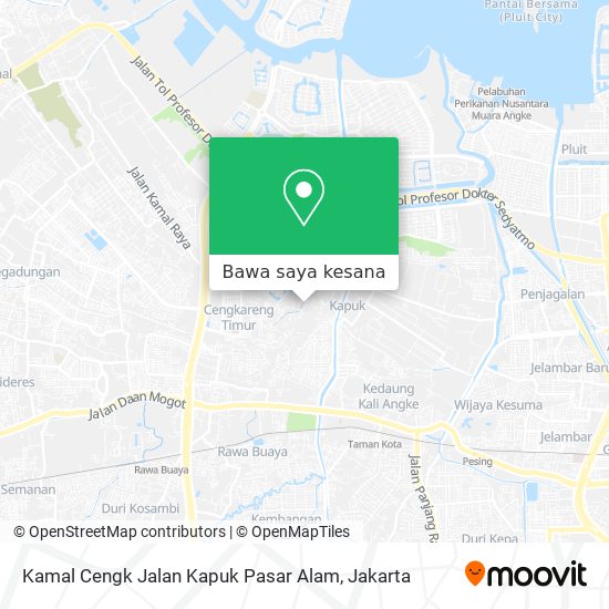 Peta Kamal Cengk Jalan Kapuk Pasar Alam