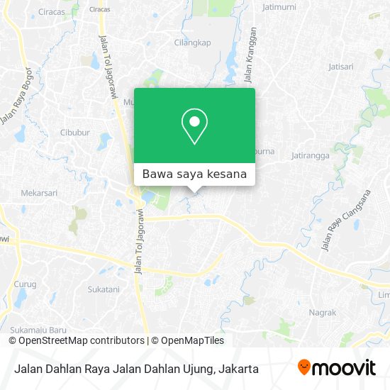 Peta Jalan Dahlan Raya Jalan Dahlan Ujung