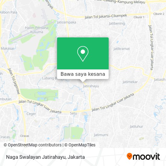 Peta Naga Swalayan Jatirahayu