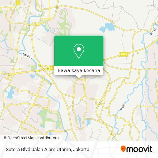 Peta Sutera Blvd Jalan Alam Utama