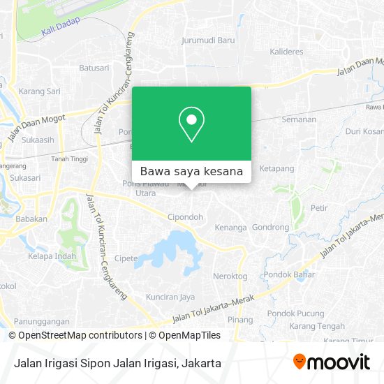 Peta Jalan Irigasi Sipon Jalan Irigasi