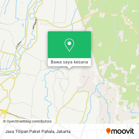 Peta Jasa Titipan Paket Pahala