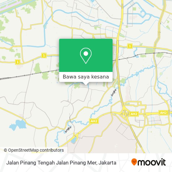 Peta Jalan Pinang Tengah Jalan Pinang Mer