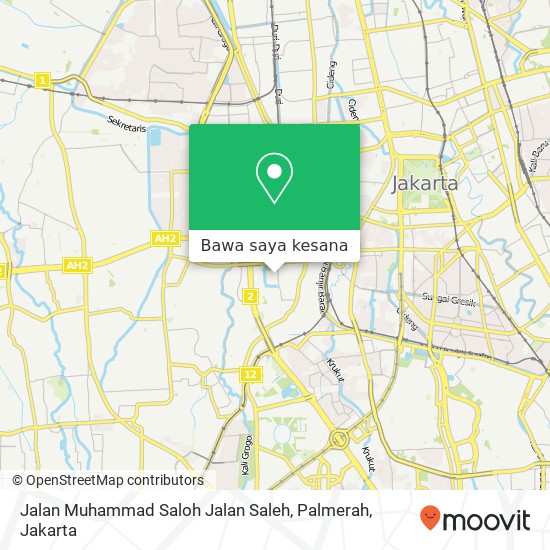 Peta Jalan Muhammad Saloh Jalan Saleh, Palmerah