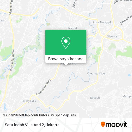 Peta Setu Indah Villa Asri 2