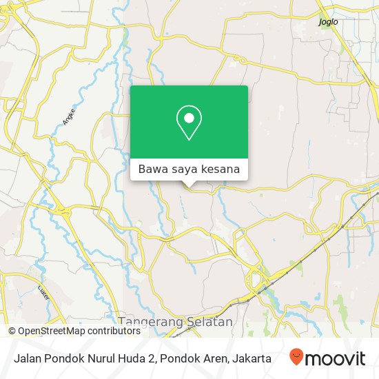 Peta Jalan Pondok Nurul Huda 2, Pondok Aren