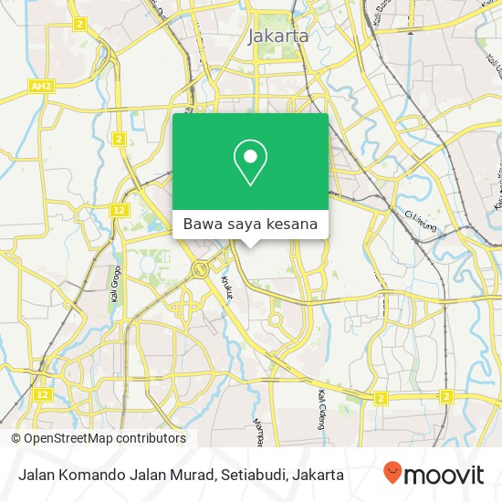 Peta Jalan Komando Jalan Murad, Setiabudi