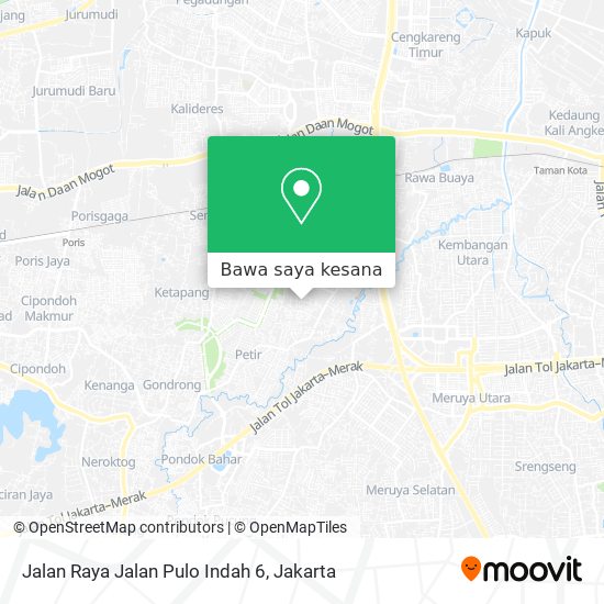 Peta Jalan Raya Jalan Pulo Indah 6