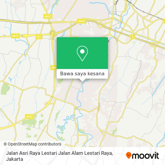 Peta Jalan Asri Raya Lestari Jalan Alam Lestari Raya