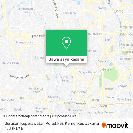 Peta Jurusan Keperawatan Poltekkes Kemenkes Jakarta 1