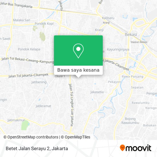 Peta Betet Jalan Serayu 2