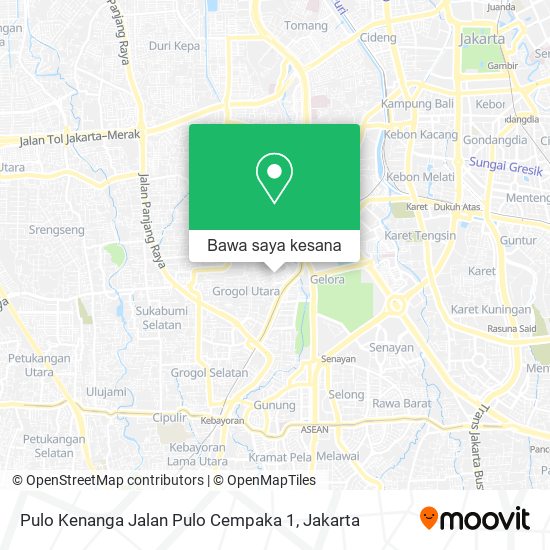 Peta Pulo Kenanga Jalan Pulo Cempaka 1