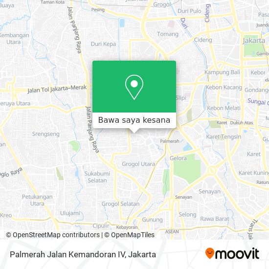 Peta Palmerah Jalan Kemandoran IV