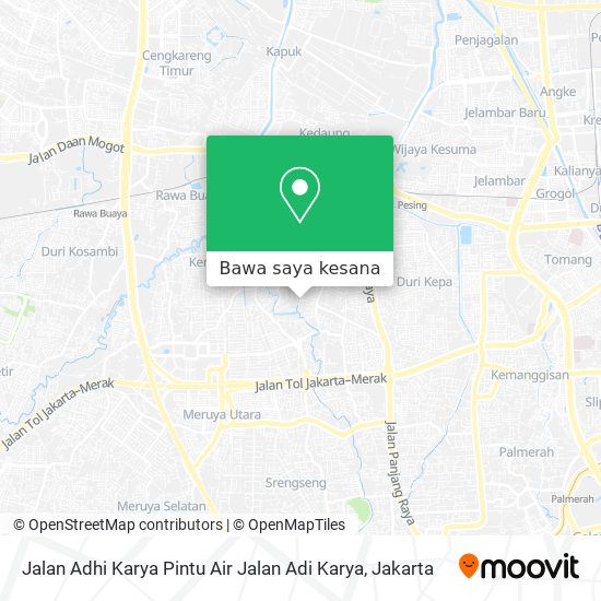 Peta Jalan Adhi Karya Pintu Air Jalan Adi Karya