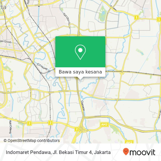 Peta Indomaret Pendawa, Jl. Bekasi Timur 4