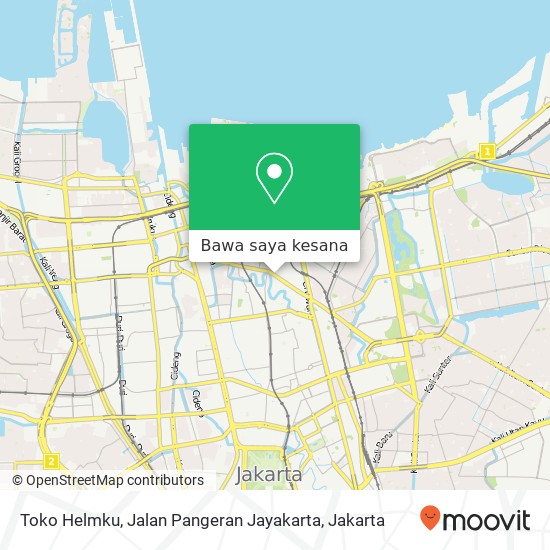 Peta Toko Helmku, Jalan Pangeran Jayakarta