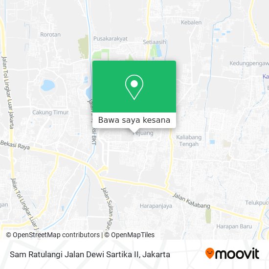 Peta Sam Ratulangi Jalan Dewi Sartika II