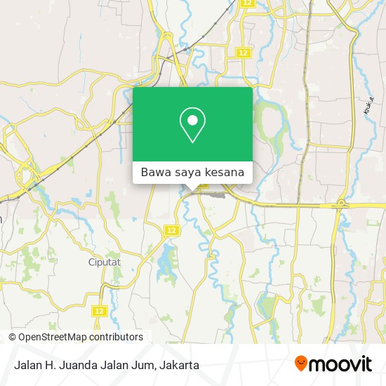 Peta Jalan H. Juanda Jalan Jum