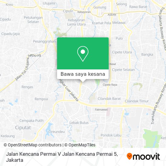 Peta Jalan Kencana Permai V Jalan Kencana Permai 5