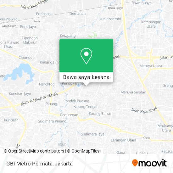 Peta GBI Metro Permata