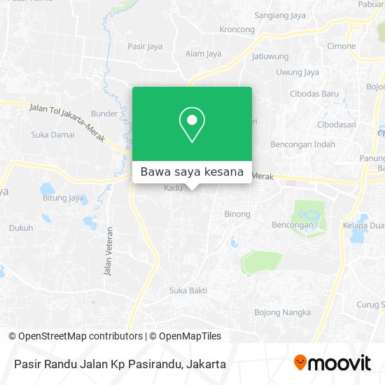 Peta Pasir Randu Jalan Kp Pasirandu