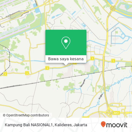 Peta Kampung Bali NASIONAL1, Kalideres