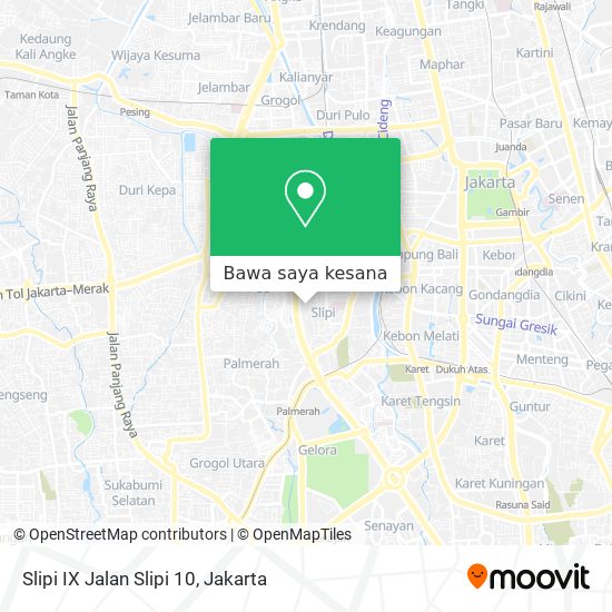 Peta Slipi IX Jalan Slipi 10