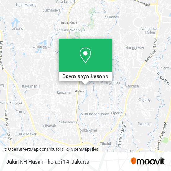 Peta Jalan KH Hasan Tholabi 14
