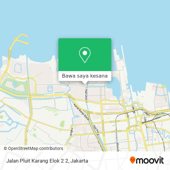 Peta Jalan Pluit Karang Elok 2 2