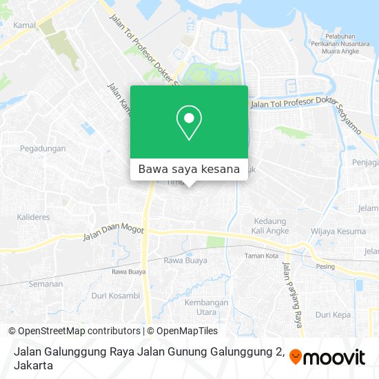 Peta Jalan Galunggung Raya Jalan Gunung Galunggung 2