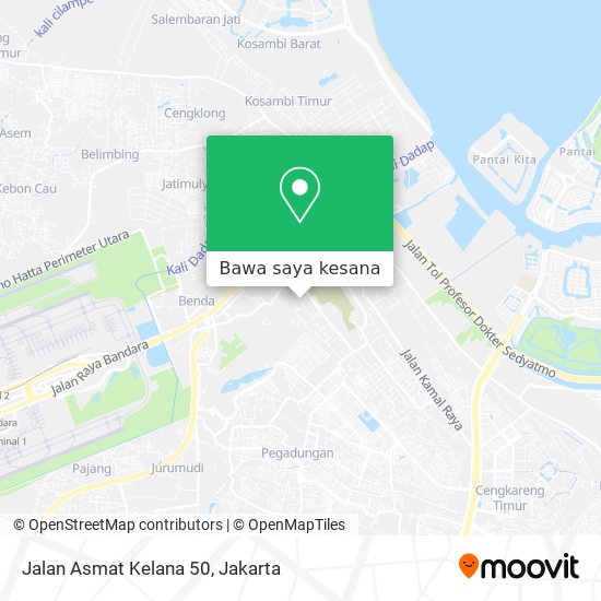 Peta Jalan Asmat Kelana 50